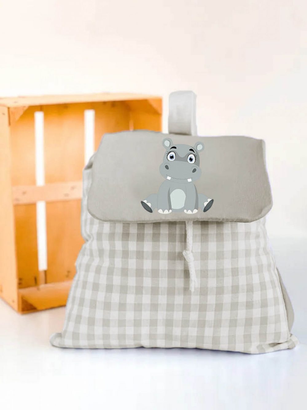sac à dos hippopotame